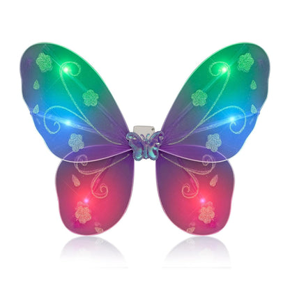 Light Up Purple Fairy Butterfly Wings